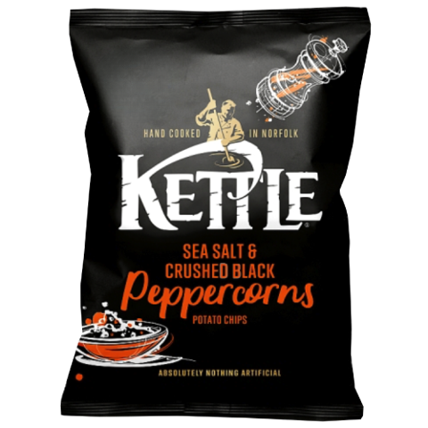Kettle Chips Sea Salt & Black Pepper