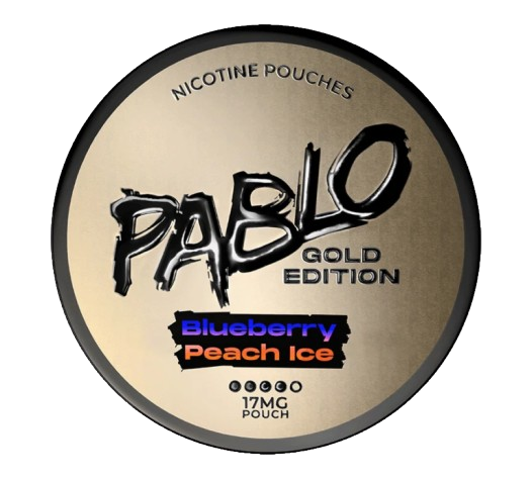 Pablo Gold Edition Blueberry Peach Ice