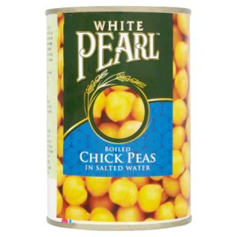 White Pearl Boiled Chick Peas in Salted Water