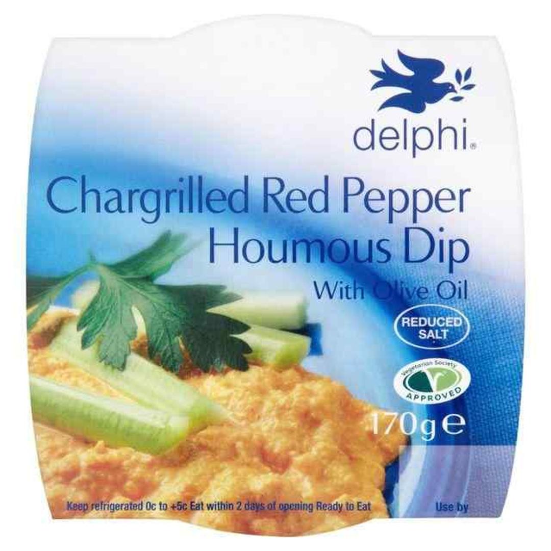 Delphi Chargrilled Red Pepper Houmous Dip