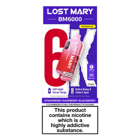 Lost Mary BM6000 Strawberry Raspberry Blackberry