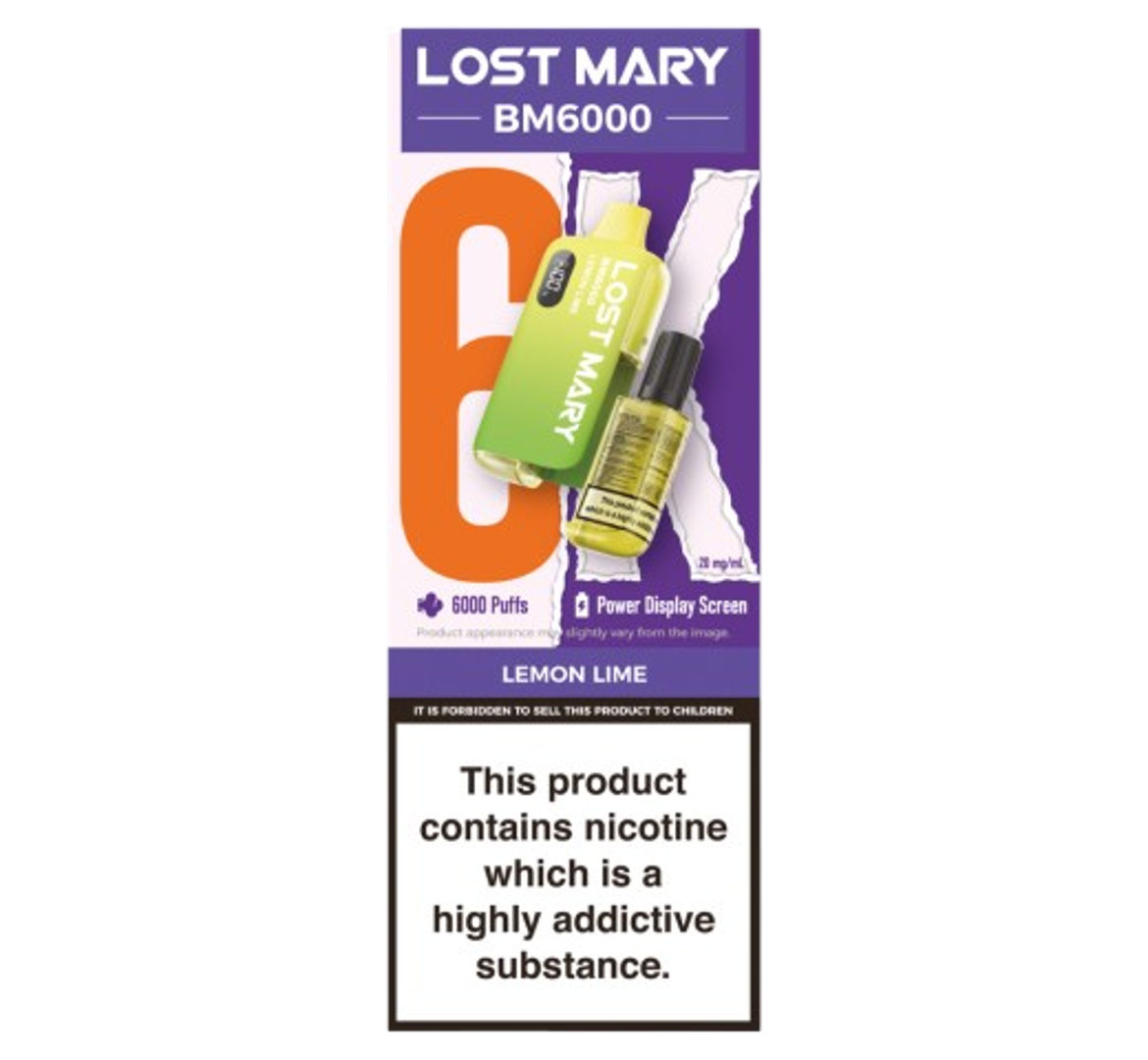 Lost Mary BM6000 Lemon Lime Refillable Kit