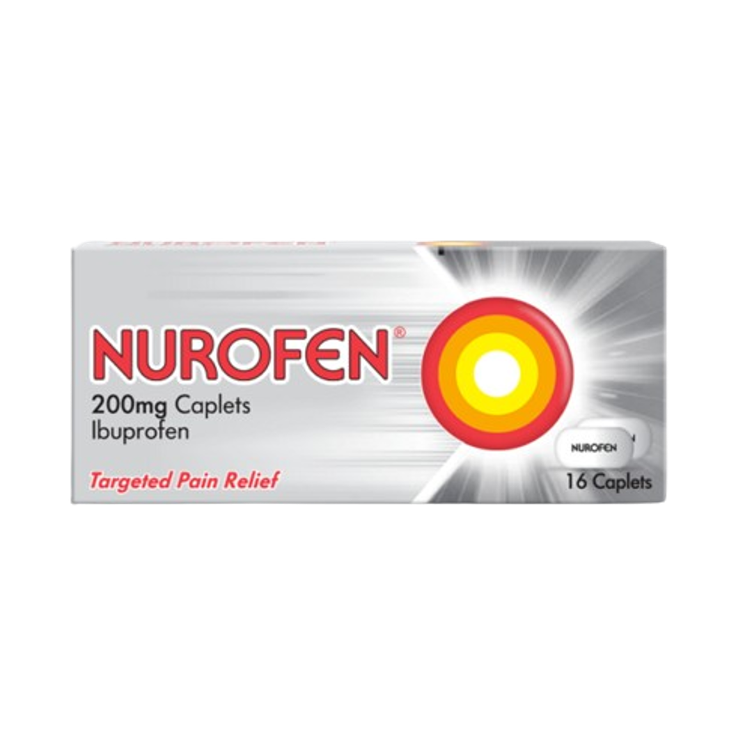 Nurofen Ibuprofen Caplets 16pk