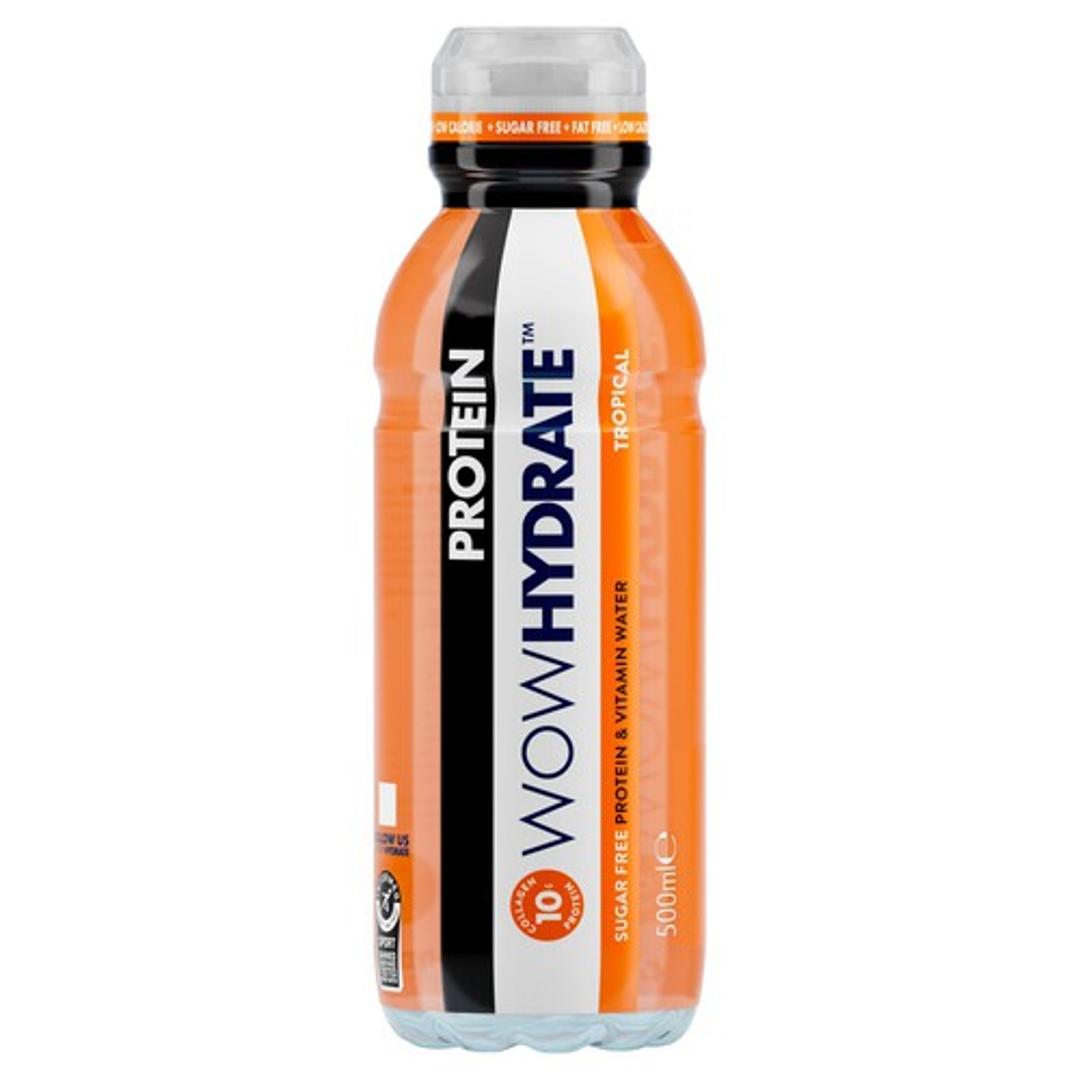 Wow Hydrate Protein Tropical Protein & Vitamin Water