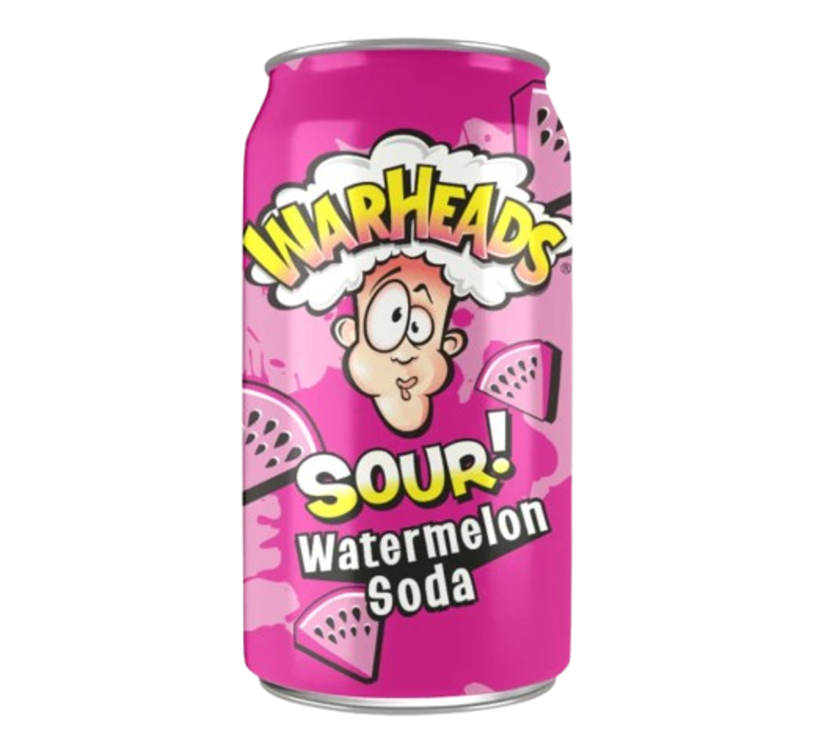 Warheads Sour! Watermelon Soda