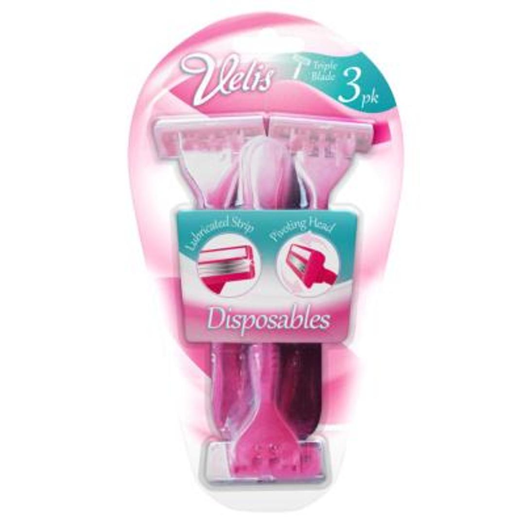 Velis Ladies Triple Blade Ultra Razors 3pk