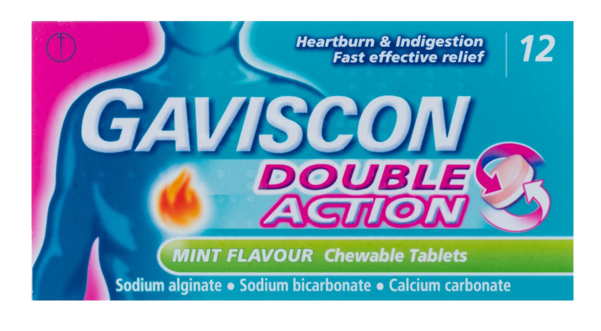 Gaviscon Double Action Mint 12pk