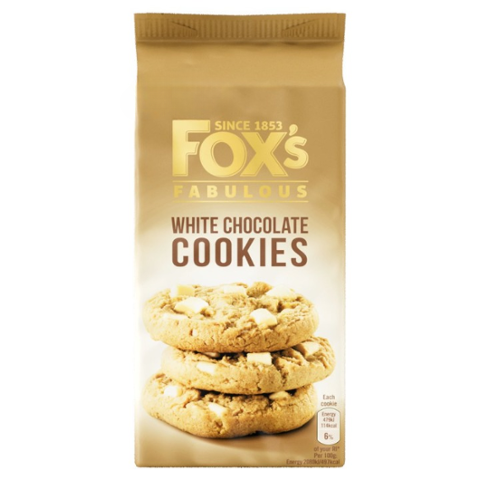 Fox's Fabulous White Chocolate Cookies