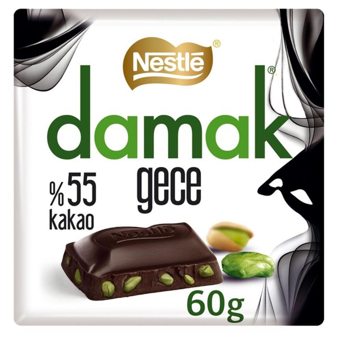 Nestle Damak Dark Chocolate with Pistachios