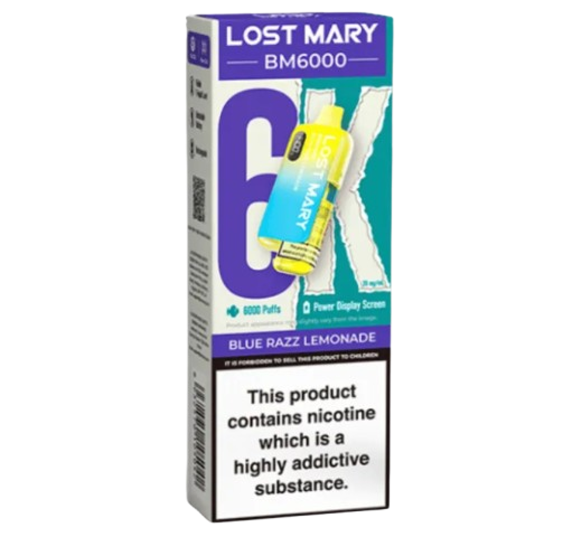 Lost Mary BM6000 6K Blue Razz Lemonade