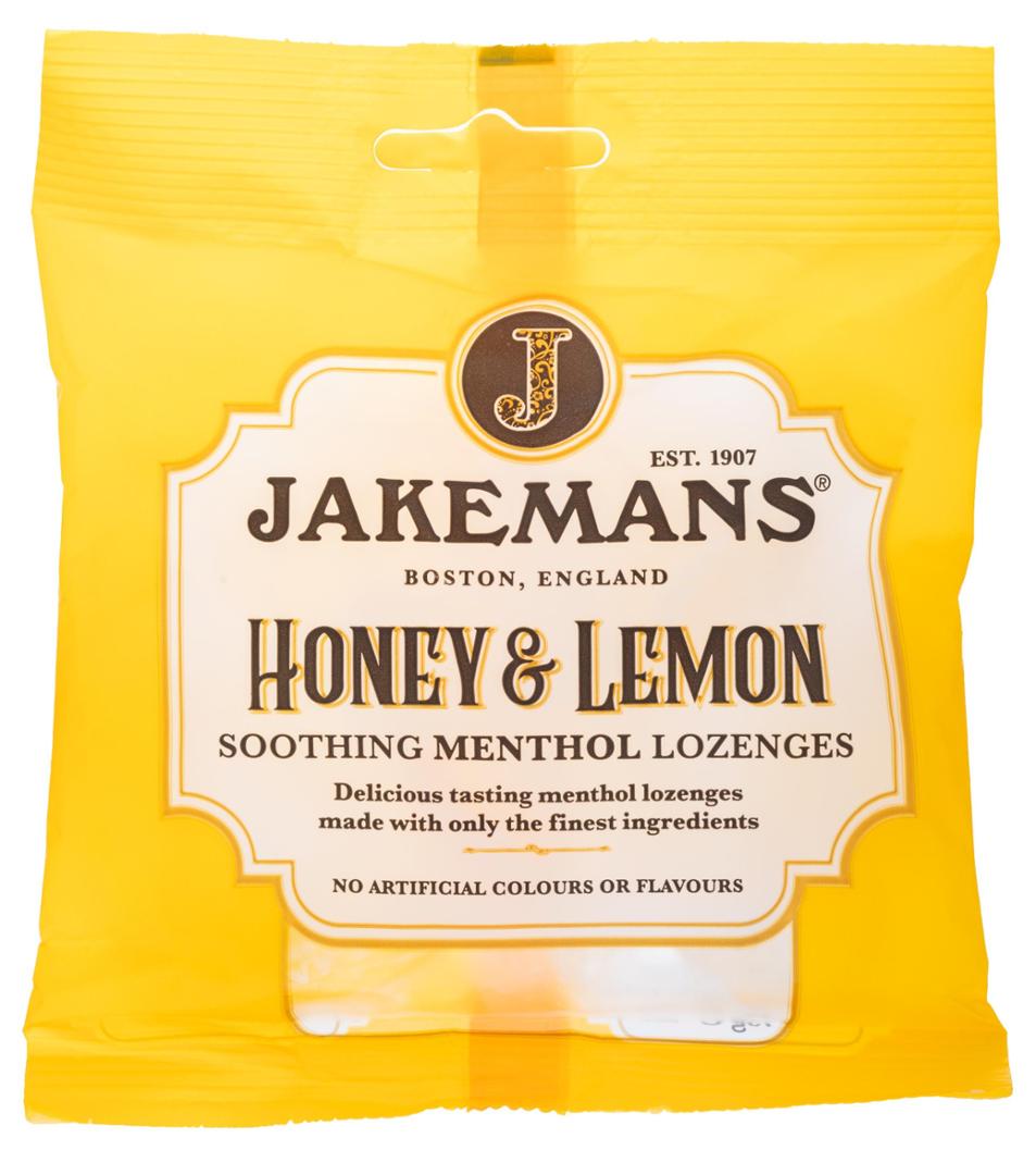 Jakemans Honey & Lemon Soothing Menthol Lozenges
