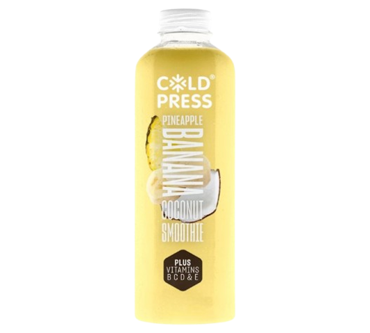 Coldpress Pineapple Banana Coconut Smoothie