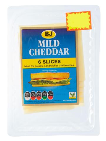 BJ Mild Cheddar Slices