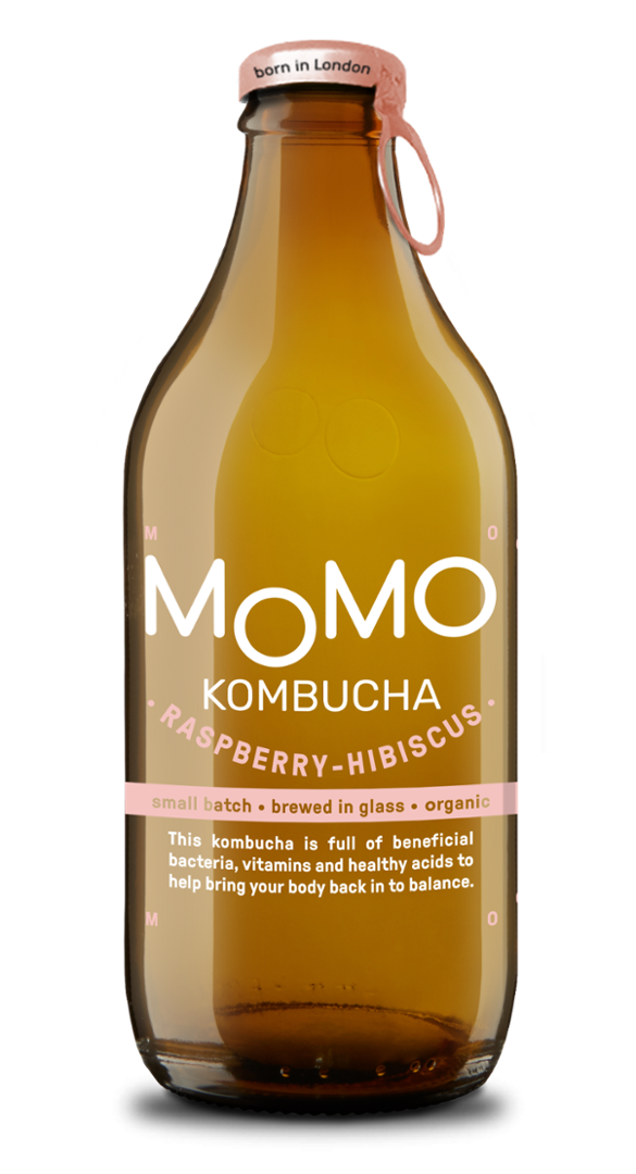MOMO Kombucha Raspberry Hibiscus
