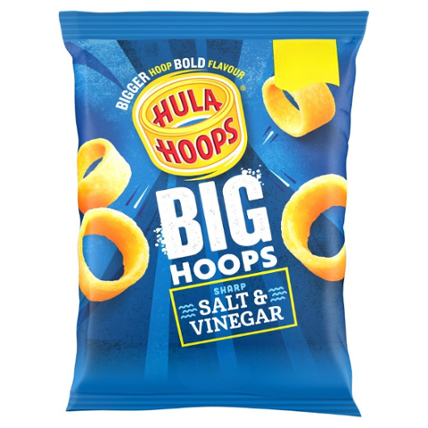 Hula Hoops Big Hoops Salt & Vinegar