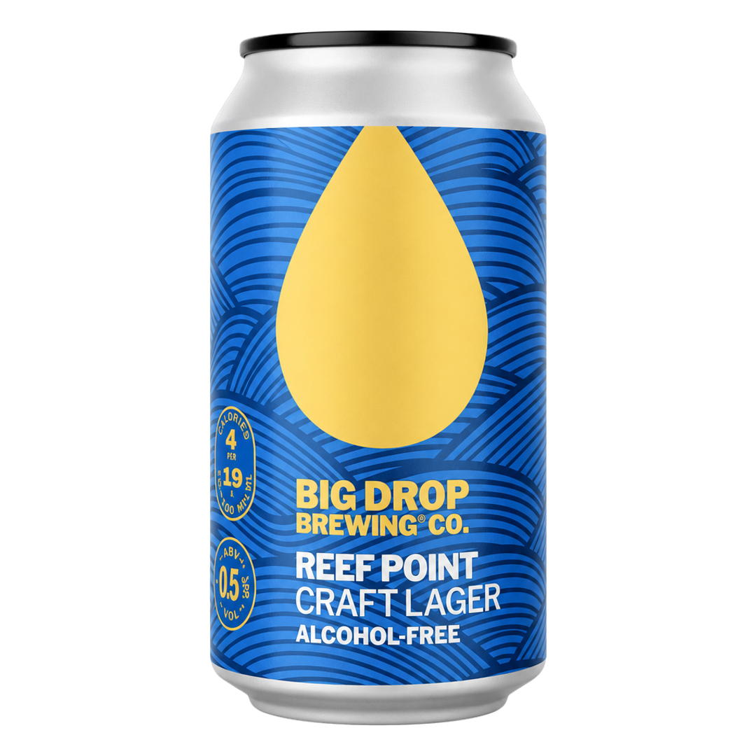 Big Drop Brewing Co. Reef Point Craft Lager Alcohol-Free
