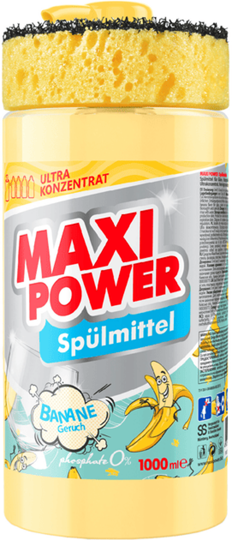 Maxi Power Banana Dishwashing Liquid