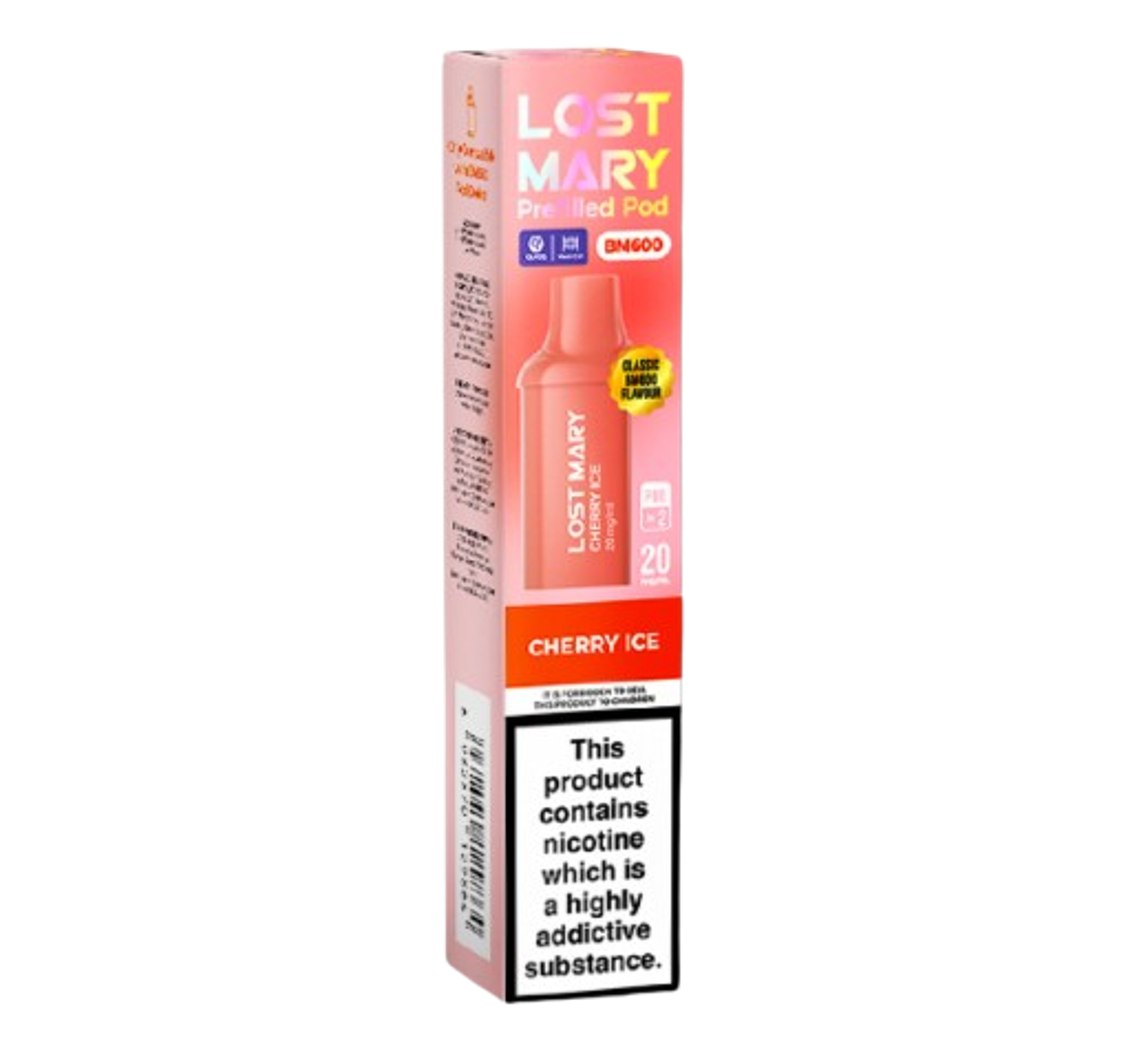 Lost Mary BM600 Cherry Ice Prefilled Pod