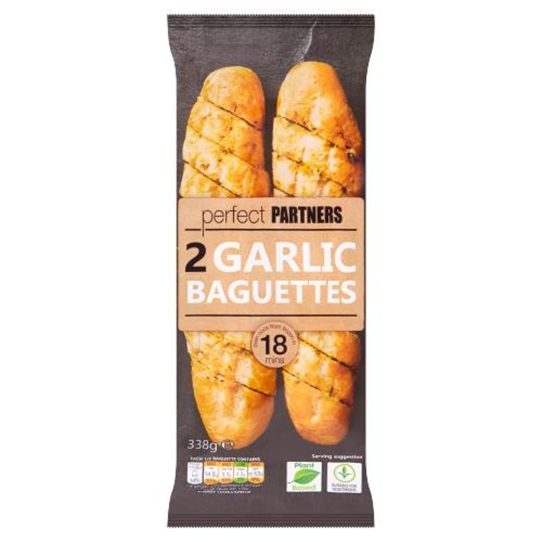 Perfect Partners 2 Garlic Baguettes