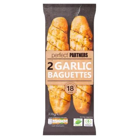 Perfect Partners 2 Garlic Baguettes