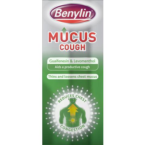 Benylin Mucus Cough Max Honey & Lemon Flavour Syrup