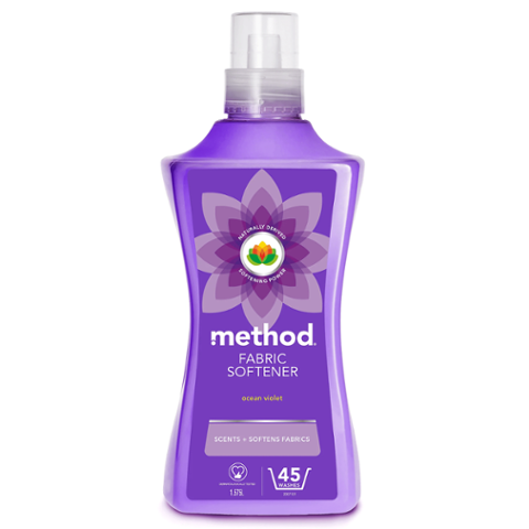 Method Fabric Softener Ocean Violet 45washes Ocean Violet Fabric Softner