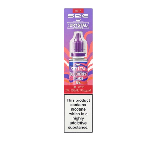 SKE Crystal Blueberry Peach Ice Salts