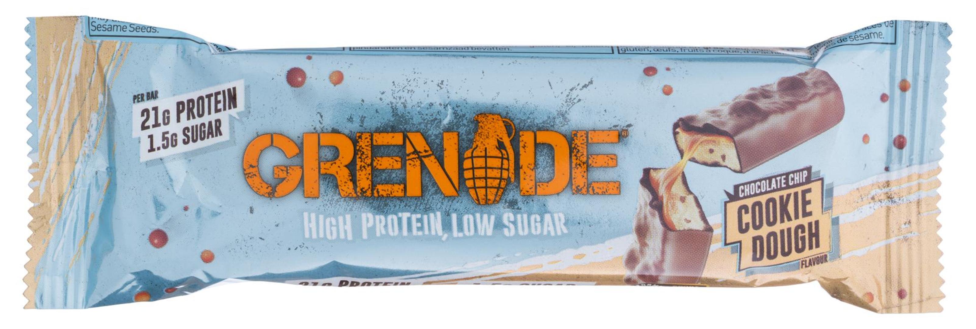 Grenade Protein Bar Chocolate Chip Cookie Dough