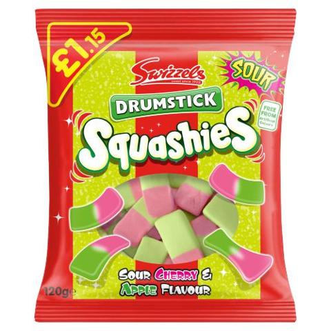 Swizzels Drumstick Squashies Sour Cherry & Apple