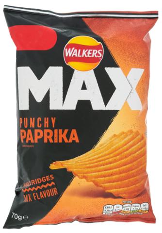Walkers Max Punchy Paprika