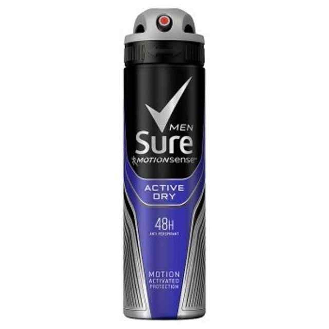Sure Men Active Dry Aerosol Antiperspirant Deodorant