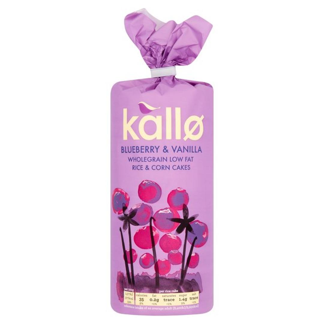 Kallo Blueberry & Vanilla Rice and Corn Cakes