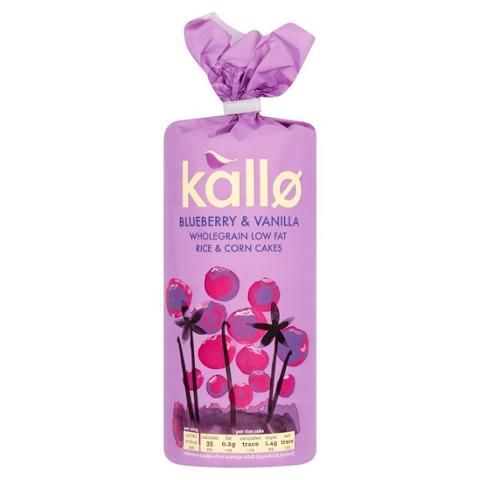 Kallo Blueberry & Vanilla Rice and Corn Cakes