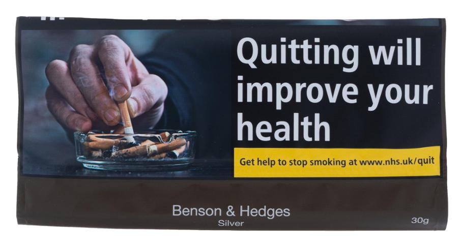 Benson & Hedges Silver Rolling Tobacco