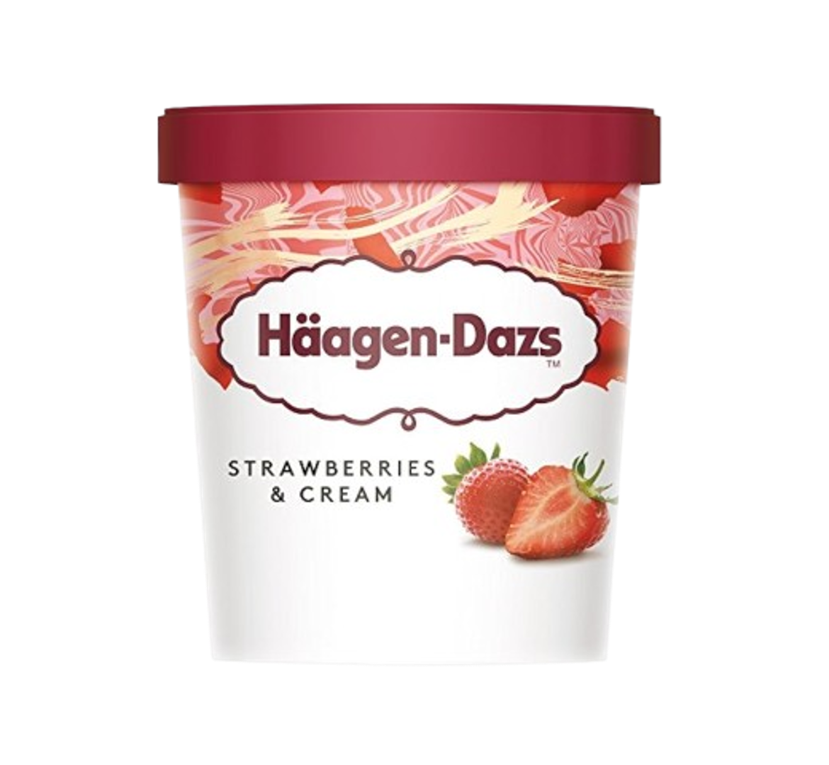 Haagen-Dazs Strawberries and Cream