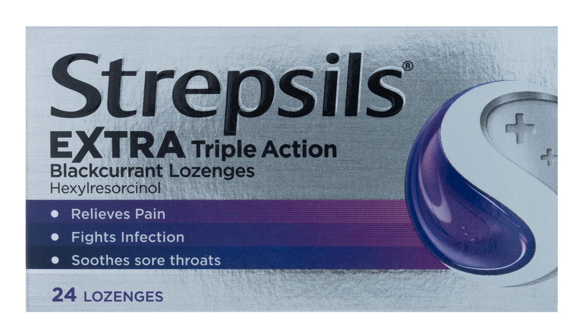 Strepsils Extra Blackcurrant 24pk