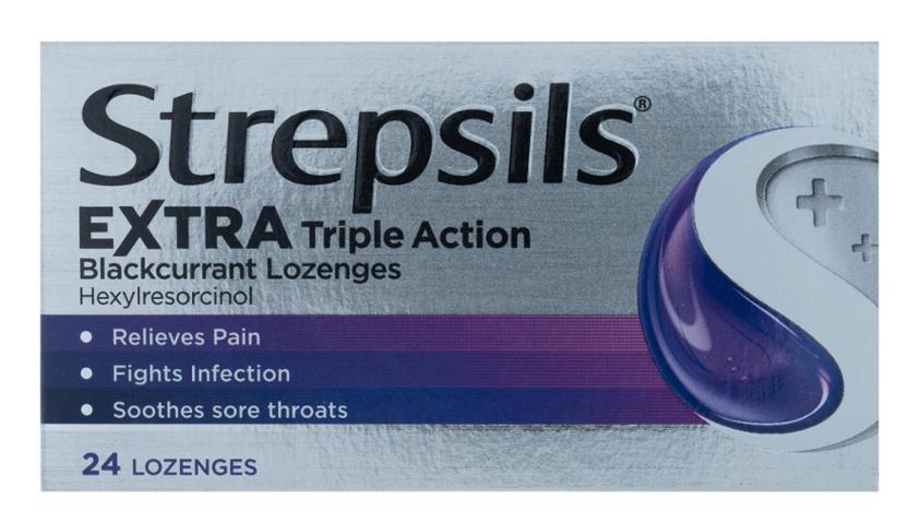 Strepsils Extra Blackcurrant 24pk