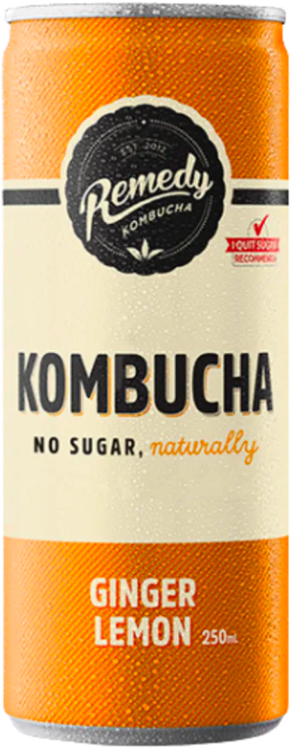 Remedy Kombucha Ginger Lemon