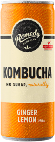 Remedy Kombucha Ginger Lemon