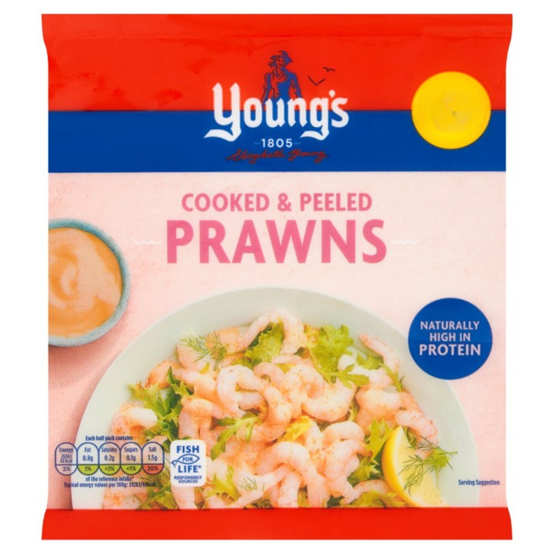 Young's Cooked & Peeled Prawns CP PRAWNS PM450