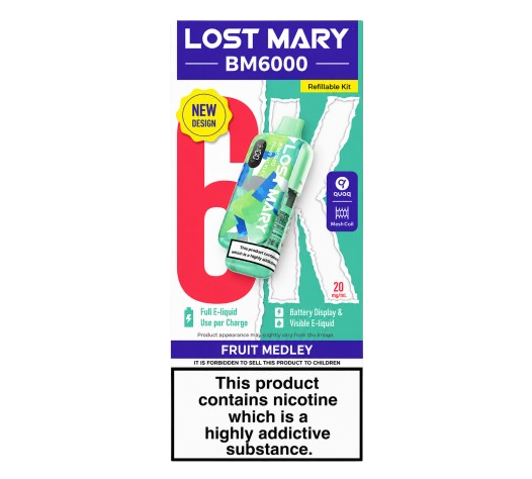 Lost Mary BM6000 Fruit Medley Refillable Kit