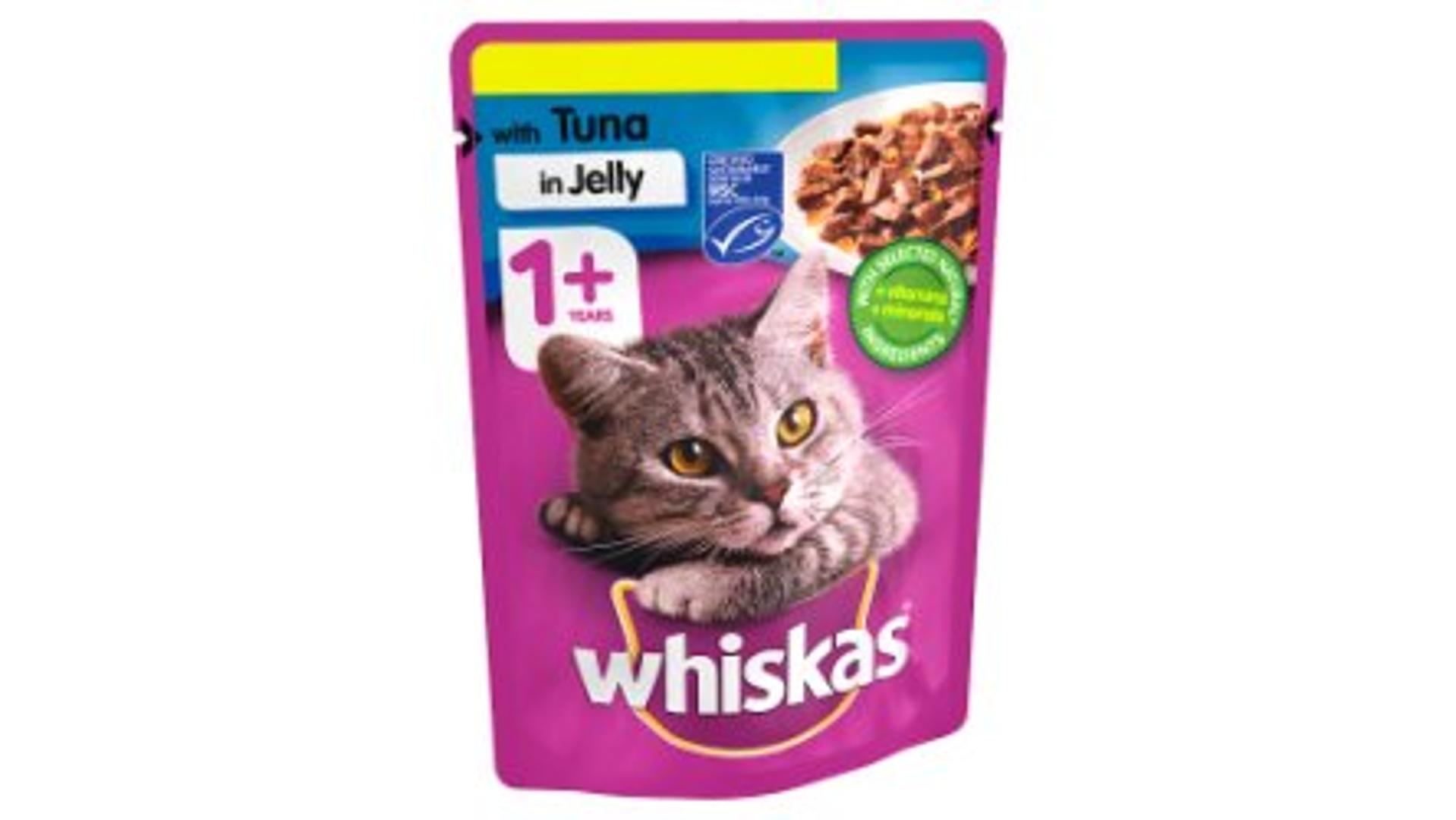 Whiskas Tuna in Jelly Wet Adult Cat Food Pouch Londis Plumstead