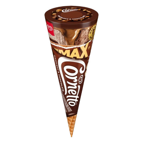 Cornetto MAX Hazelnut & Chocolate Ice Cream