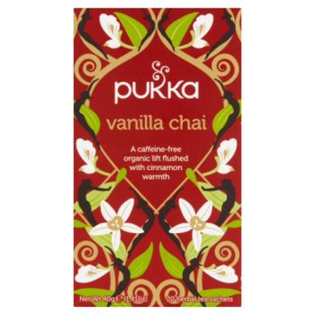 Pukka Vanilla Chai Organic Herbal Tea 20pk