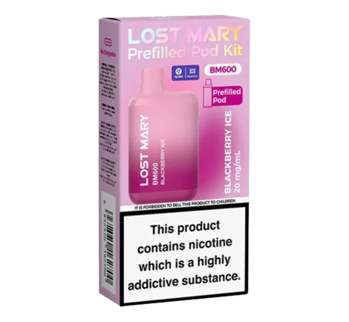 Lost Mary BM600 Blackberry Ice Prefilled Pod Kit