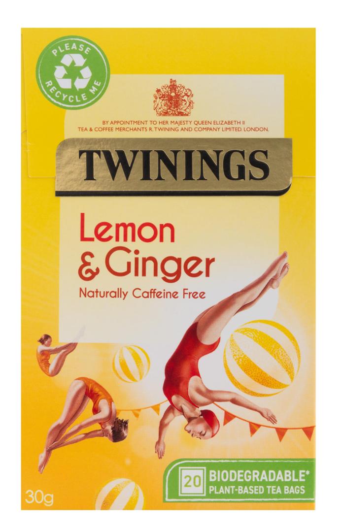Twinings Lemon & Ginger 20 Teabags