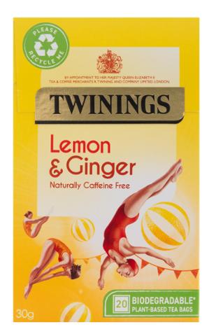 Twinings Lemon & Ginger 20 Teabags
