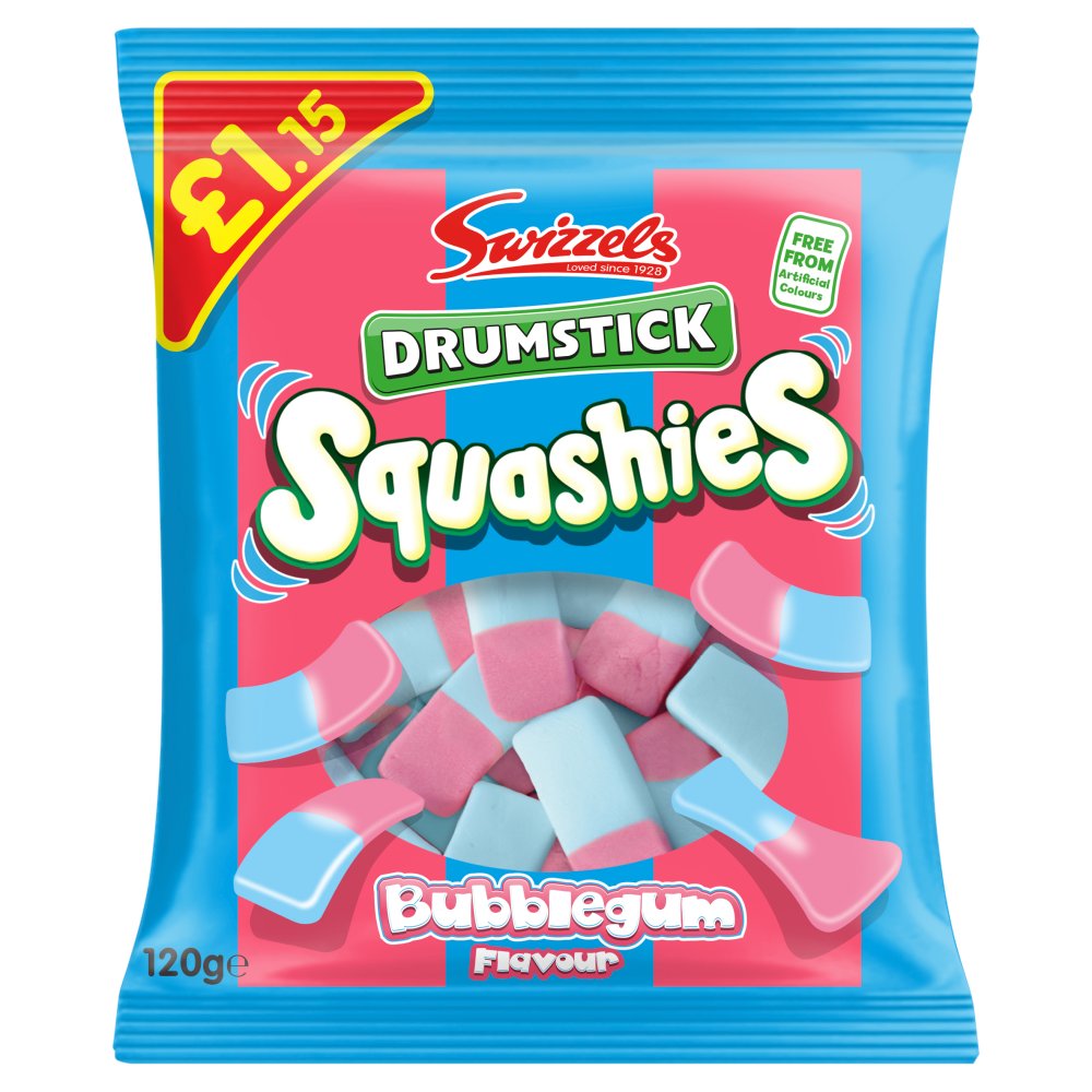 Swizzels Drumstick Squashies Bubblegum