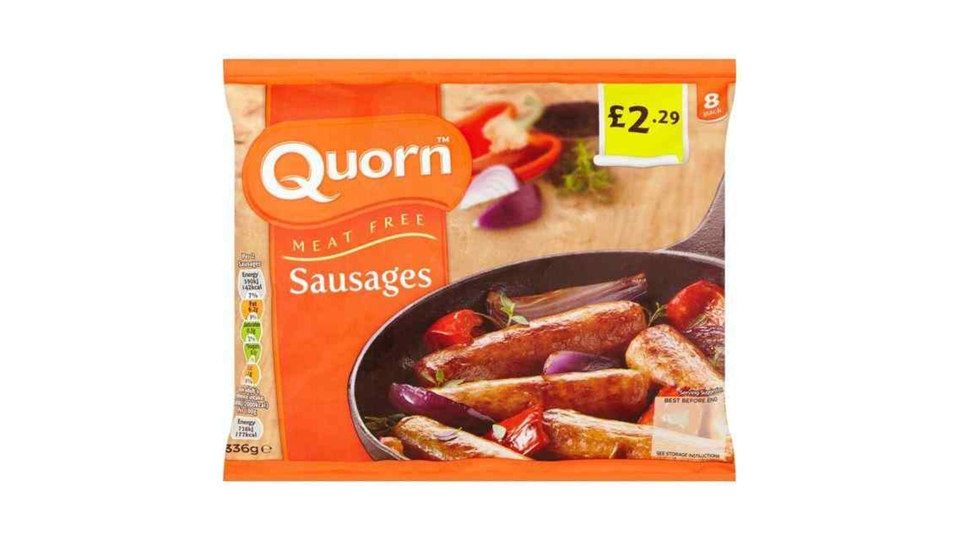 Sausages Frozen Quorn Vegan Sausages - Frozen Meat-Free Sausages