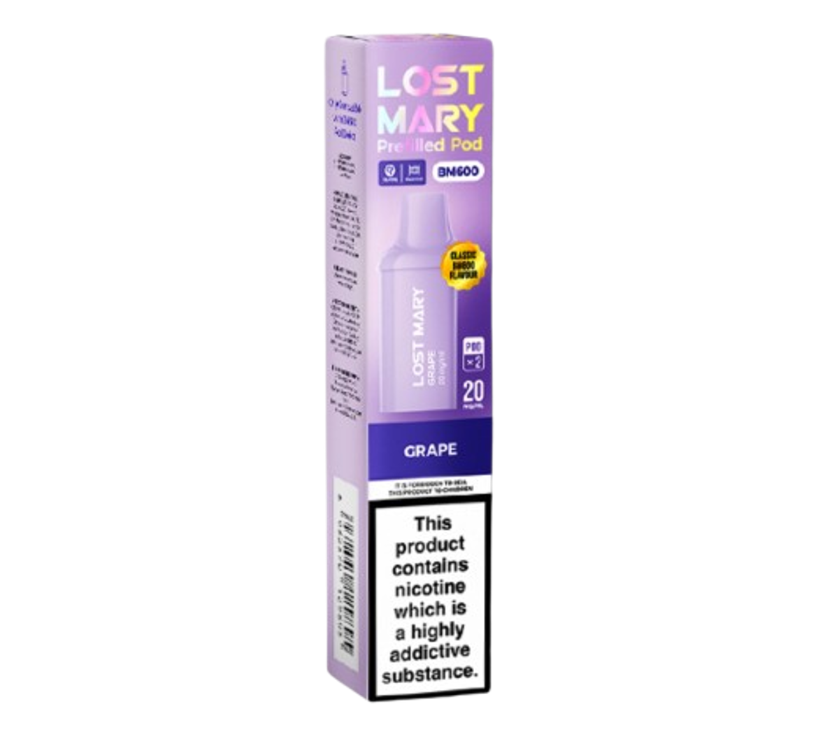Lost Mary BM600 Grape Prefilled Pod